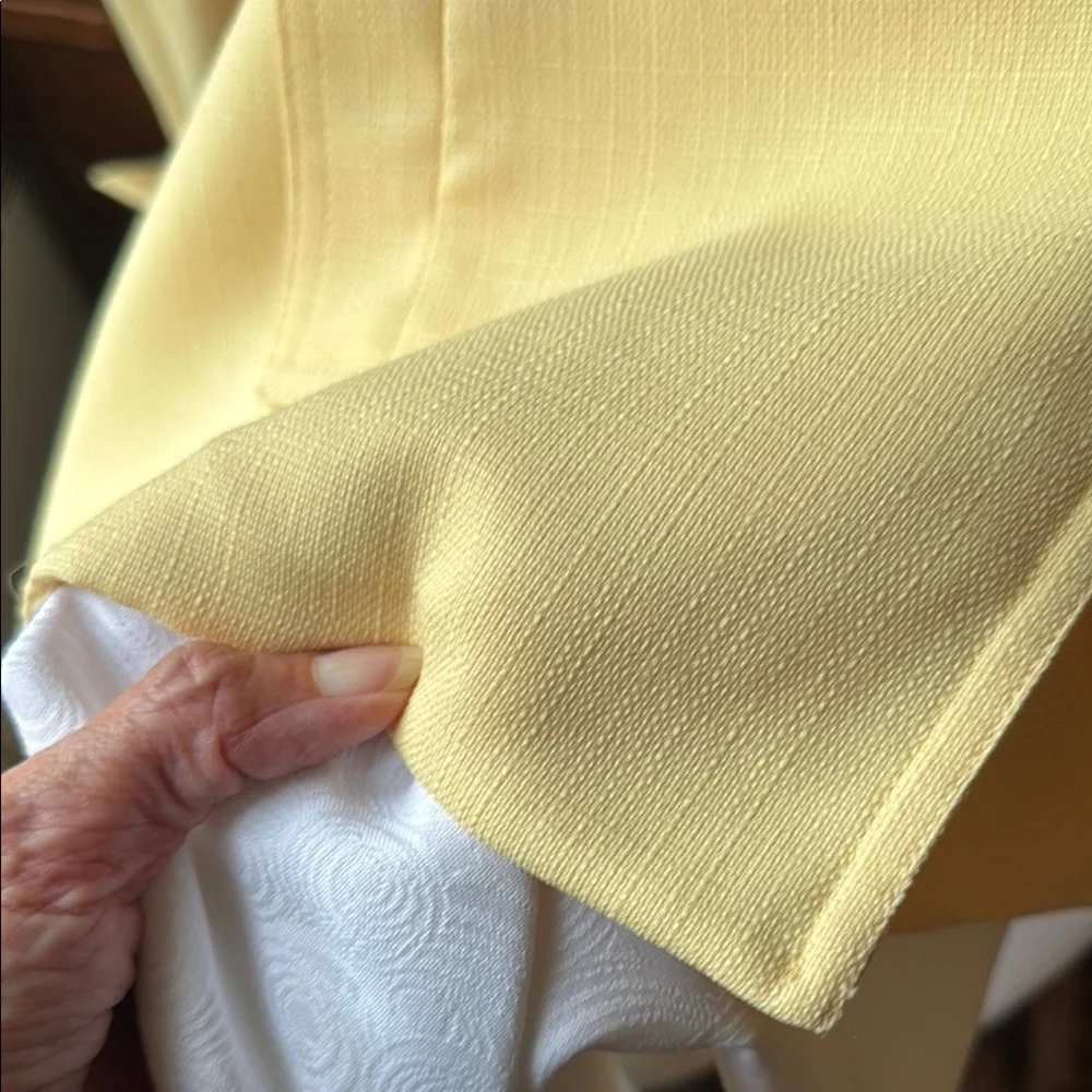 Kasper Yellow Blazer Tailored Suit Jacket - Picture 3 of 3